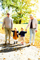 Ian and Carol with Grandkids